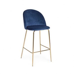 Tabourets hauts <span class=keywords><strong>de</strong></span> siège en tissu <span class=keywords><strong>de</strong></span> velours <span class=keywords><strong>de</strong></span> haute qualité <span class=keywords><strong>de</strong></span> mode moderne <span class=keywords><strong>chaise</strong></span> <span class=keywords><strong>de</strong></span> <span class=keywords><strong>bar</strong></span> <span class=keywords><strong>de</strong></span> meubles avec pieds en métal - Product Image 3