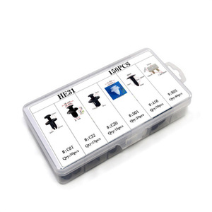 Jiechuang Auto <b>Clips</b> 150Pcs HE31 Assorted Car Fasteners For Door Panels <b>Bumpers</b> Wheel Arches Repair Kit - Product Image 2