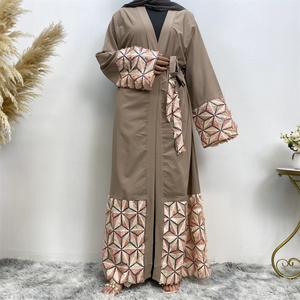 1765# Caftan Turkish UAE <b>Kaftan</b> Kimono Bangladesh Robe Musulmane Islamic Clothing Abaya Dubai Muslim Dress - Product Image 2
