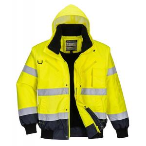 PORTWEST - C465YNRM Chaqueta azul marino Amarillo/azul bicolor de alta visibilidad-EAN 5036108142187 ROPA DE TRABAJO DE LA HI-VIS - Product Image 1