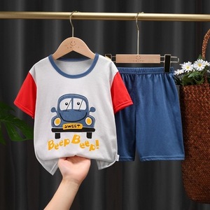 Vêtements d'été pour enfants en gros, ensemble t-shirt et short, vêtements pour enfants, ensembles de vêtements pour bébés - Product Image 5