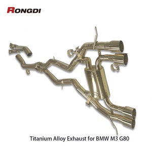 Sistema de Escape Catback de Alto Rendimiento en Color Dorado para BMW M3 G80 M4 G82 S58 3.0T 2021-2024, Tubería de Aleación de Titanio - Product Image 3