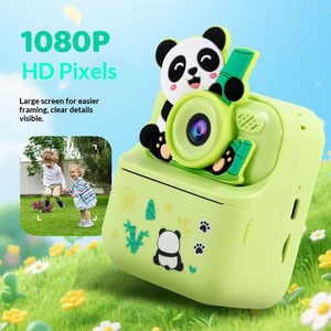 Y900 Baskılı Fotoğraf Makinesi, Sevimli Karikatür Silikon Kılıf, 2.4 İnç Ekran, HD Çift Kamera, Çocuklar İçin Baskılı Fotoğraf Makinesi, Noel Hediyesi - Product Image 4