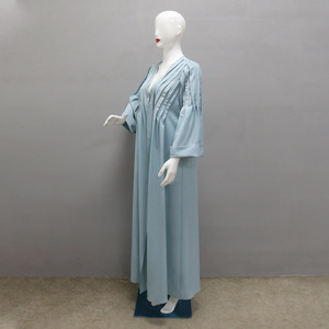 Abito donna musulmano medio orientale con paillettes abbigliamento islamico donna <span class=keywords><strong>Abaya</strong></span> - Product Image 5