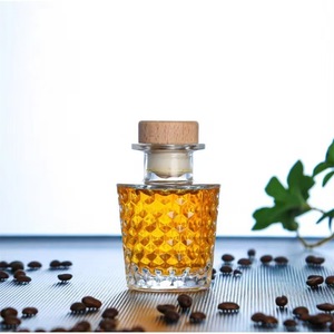 Marque Stocké Petit Exquis Délicat 120 140ml Vodka Whisky Bouteille En Verre Cocktail Liqueur Carafe <span class=keywords><strong>De</strong></span> Vin avec Bois Métal Liège - Product Image 5