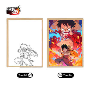 Nuovo arrivo Nika Luffy luce LED USB ricarica cartoni animati Anime quelli pece quadri luce 3 stili decorazioni per la casa per i regali - Product Image 1