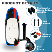 TAME BILLOW Nouveau Support de Sports Nautiques en Fibre de Carbone Moteur de Surf Moteur Hydrofoil Board Efoil Planche de Surf Électrique