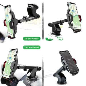 2 in 1 Universal Car Air Vent Car Air Phone Holder Cradle Car Dashboard Mount Phone Holder untuk Ponsel - Product Image 2