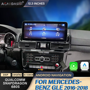 Acardash 12.3 Inch Carplay Cho Benz Gls Gle 2015-2018 Tự Động Màn Hình Cảm Ứng Đa Phương Tiện Máy Nghe Nhạc Android 13 Xe Đài Phát Thanh Đầu Đơn Vị - Product Image 2