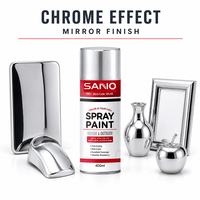 Peinture aérosol effet chrome, finition miroir, revêtement pour métal, plastique, décoration DIY, retouche