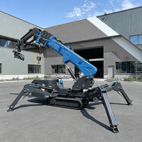 Grue araignée mobile pour travaux intérieurs et extérieurs, grue araignée de construction avec ventouse pour verre et flèche télescopique – Prix
