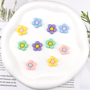 Breloques en résine en forme de fleurs pour bijoux DIY, boucles d'oreilles, colliers, accessoires colorés en forme de tournesol, artisanat, coques de téléphone, décoration de chaussures - Product Image 5