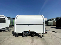 MAICHE Remorque alimentaire mobile personnalisée en fibre de verre, camion à crêpes et tacos, chariot à boissons et jus, bar à glaces multifonctionnel galvanisé