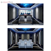 Panneaux acoustiques muraux écologiques, absorbants le son, décoratifs, en tissu
