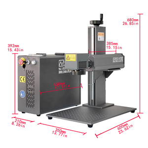 เครื่องตัดไฟเบอร์เลเซอร์สำหรับ<span class=keywords><strong>ตัด</strong></span>เงินแท้ 1.2 มม. เครื่องแกะสลักและตัดเครื่องประดับด้วยไฟเบอร์เลเซอร์ 60W 100W 200W - Product Image 2