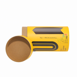 Tùy Chỉnh Vàng Vòng Ống Giấy Hoa Xi Lanh Hộp Quà Tặng Tái Chế Ống Giấy Với Xem Qua Cửa Sổ - Product Image 3