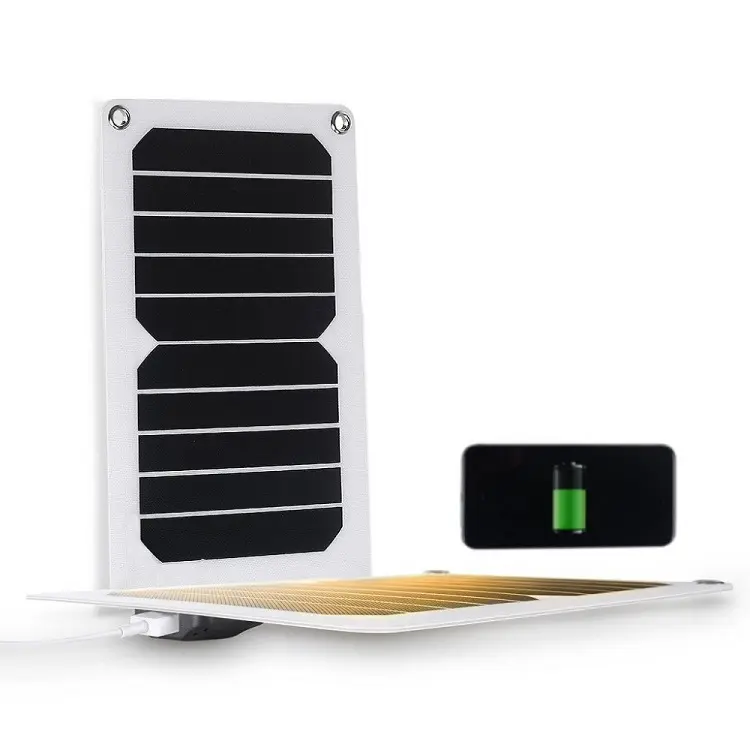 Promozione della fabbrica mini pannelli solari portatili 6w 6v 10w 15w campeggio esterno escursionismo caricatore solare pannello solare impermeabile USB