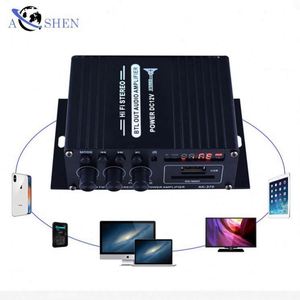 เครื่องขยายเสียงรถยนต์ 2 แชนแนล ขนาดเล็ก 12V พร้อมบลูทูธ สำหรับลำโพงบ้าน - Product Image 2