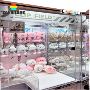 Équipement d'amusement bon marché en gros d'usine Distributeur automatique de prix de receveur de jouets en peluche d'arcade à pièces - Product Image 3