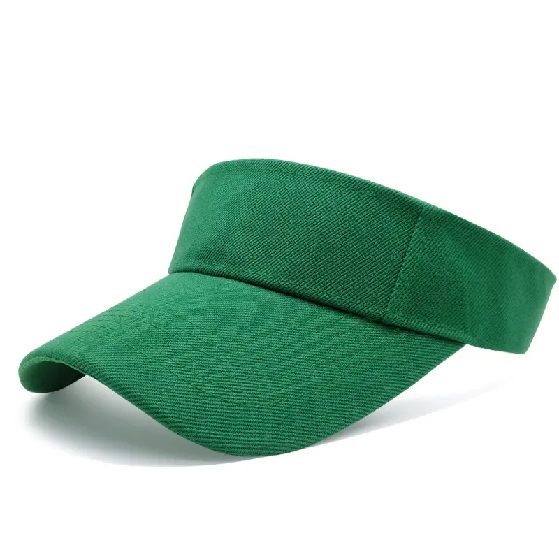 Topi matahari polos katun grosir topi pelindung matahari kustom dengan Logo bordir topi kedok pelindung sinar matahari musim panas perjalanan pantai wanita