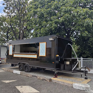 Sợi thủy tinh và nhôm thức ăn đường phố xe tải để bán Hot Dog & Ice Cream giỏ hàng cho nhượng Bộ & kẹo chip thương nhân - Product Image 1