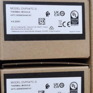 โมดูลวัดอุณหภูมิ Delta DVP04TC-S แบบ 4 ช่องสัญญาณ พร้อมเทอร์โมคัปเปิล บรรจุภัณฑ์จากโรงงาน - Product Image 1