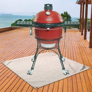 Ignífugo para <span class=keywords><strong>chimenea</strong></span> Fire Pit Smoker Grill Mats para parrilla al aire libre <span class=keywords><strong>Protector</strong></span> de cubierta - Product Image 6