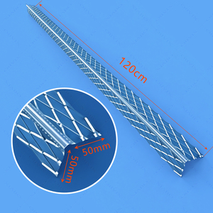 Protezione Angolare in Metallo Espanso di <span class=keywords><strong>Alluminio</strong></span> o Acciaio Inox per Pareti a Secco, Angoliera per Protezione Bordi - Product Image 6