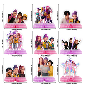 Decorazioni a Nido d'Ape per Tavolo a Tema '<span class=keywords><strong>The</strong></span> Witch Hunters' per Feste di Compleanno per Bambini - Product Image 3