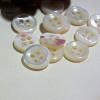 Botones de Concha de Lujo Personalizados con Ojos, Patrón Circular, Forma Redonda Importada, Venta al por Mayor