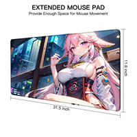Tapis de souris Anime imprimés personnalisés Grands tapis de souris en caoutchouc naturel 30x80 cm