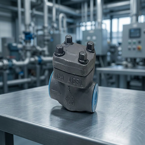 Válvula de Retención de Acero Forjado de Alta Presión A105 Clase 1500 2500 con Resorte, Válvula Antirretorno API 602 NPT SW - Product Image 2