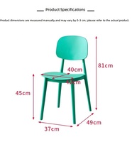 Chaise d'appoint monobloc légère en plastique colorée pour usage commercial intérieur/extérieur – Vente en gros