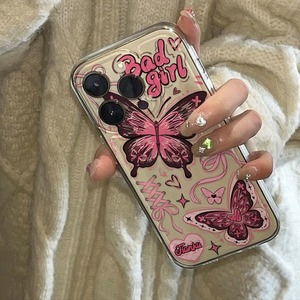 Bowknot <span class=keywords><strong>rosa</strong></span> con stampa a farfalla Shockproof Space TPU custodia per telefono cellulare per <span class=keywords><strong>Iphone</strong></span> 8 X Xr Xs 11 12 <span class=keywords><strong>13</strong></span> 14 15 16 17 <span class=keywords><strong>Pro</strong></span> <span class=keywords><strong>Max</strong></span> - Product Image 3