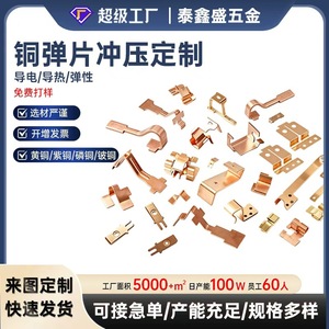 Clips à ressort en V Taixinsheng en bronze phosphoreux, cuivre béryllium, bronze nickelé – Contacts électroniques personnalisés pour matériel électronique - Product Image 4