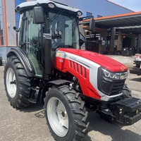 Nouveau tracteur agricole à roues 4x4 de 100 CV avec moteur LD et moteur haute puissance, équipement agricole de 2000 kg, garantie 1 an
