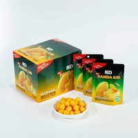 Factory Direct Custom Hot Sell Bulk Soft Jelly Candy Peelable Mango Fruity Gummy Candy Multi-Colored Sweet 72g Bag