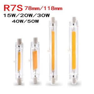 Thay đổi độ sáng R7S 15 <span class=keywords><strong>Watt</strong></span> Inverter Bulb <span class=keywords><strong>LED</strong></span> COB ánh sáng bóng đèn thủy tinh ống đèn pha thay thế đèn <span class=keywords><strong>Halogen</strong></span> - Product Image 6