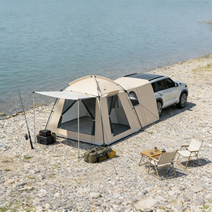 Carpa para Auto, Venta Directa de Fábrica, Impermeable y Resistente al Viento, Gran Espacio para Acampar al Aire Libre y Estacionar Vehículos - Product Image 2