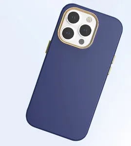适用于iPhone 15 Pro的新型液体硅手机外壳，适用于iPhone 15的防震TPU糖果手机外壳