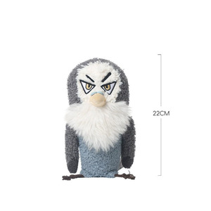 Peluche de Pájaro Profesor Gris Personalizado, Certificado EN71, Suave y Agradable al Tacto, Serie Prof Gray - Product Image 5