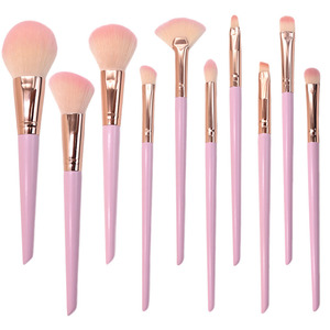 Juego <span class=keywords><strong>de</strong></span> brochas <span class=keywords><strong>de</strong></span> maquillaje <span class=keywords><strong>de</strong></span> pelo <span class=keywords><strong>de</strong></span> nailon <span class=keywords><strong>de</strong></span> gama alta <span class=keywords><strong>de</strong></span> 10 Uds., brochas cosméticas personalizadas con mango rosa <span class=keywords><strong>de</strong></span> primera calidad profesional <span class=keywords><strong>de</strong></span> la <span class=keywords><strong>mejor</strong></span> calidad al por mayor - Product Image 2