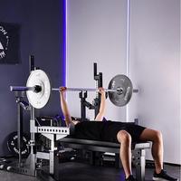 Support commercial de musculation pour salle de sport Support de presse multifonctionnel pour banc avec ceinture d'entraînement pour la poitrine Support de squat robuste