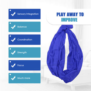 <span class=keywords><strong>Hamaca</strong></span> de nailon plegable portátil del Proveedor Profesional Columpio Terapia interior al aire libre Entrenamiento sensorial Gimnasio de relajación para bebés - Product Image 1