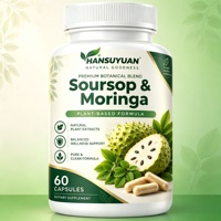 Capsules d'extrait de Graviola et de Moringa en marque blanche OEM – Capsules de Corossol et de Moringa pour stimuler l'énergie