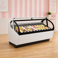 Prosky 24 assiettes crème glacée italienne gelato affichage réfrigérateur congélateur vitrine