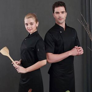 Design Customize Long Sleeves Breathable Chef Coat Restaurant Uniforms <b>Jacket</b> Kitchen Cooking Fabricate Neuter Shirt Wholesale - Product Image 2