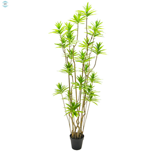 Árbol de Planta artificial verde de diseño moderno, artículo decorativo de plástico grande para interiores <span class=keywords><strong>y</strong></span> exteriores para uso en el suelo del hogar <span class=keywords><strong>y</strong></span> el jardín - Product Image 1