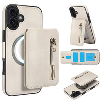 Étui de téléphone portable magnétique en cuir PU avec porte-cartes, étui professionnel pour iPhone 17 Air 16 Plus 15 14 Pro 13 Pro Max 12 11