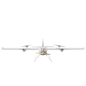 Drone daya hibrida elektrik minyak bingkai serat karbon kekuatan tinggi penggunaan industri banyak untuk drone inspeksi pipa minyak dan gas